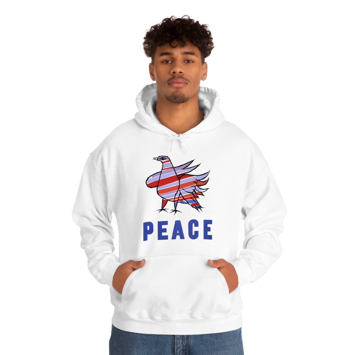 Peace Dove Hooded Sweatshirt