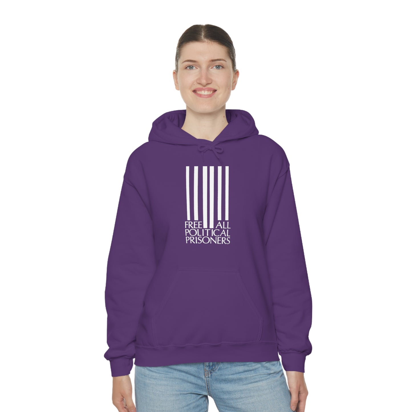 'Free All Political Prisoners' Hooded Sweatshirt