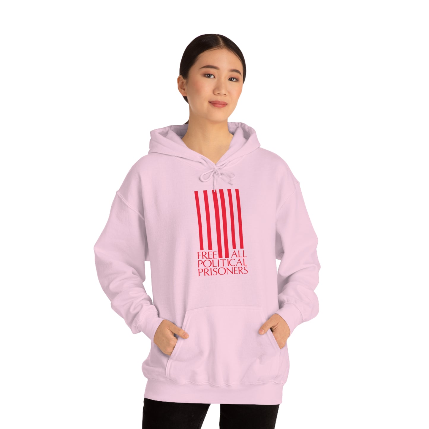 'Free All Political Prisoners' Hooded Sweatshirt