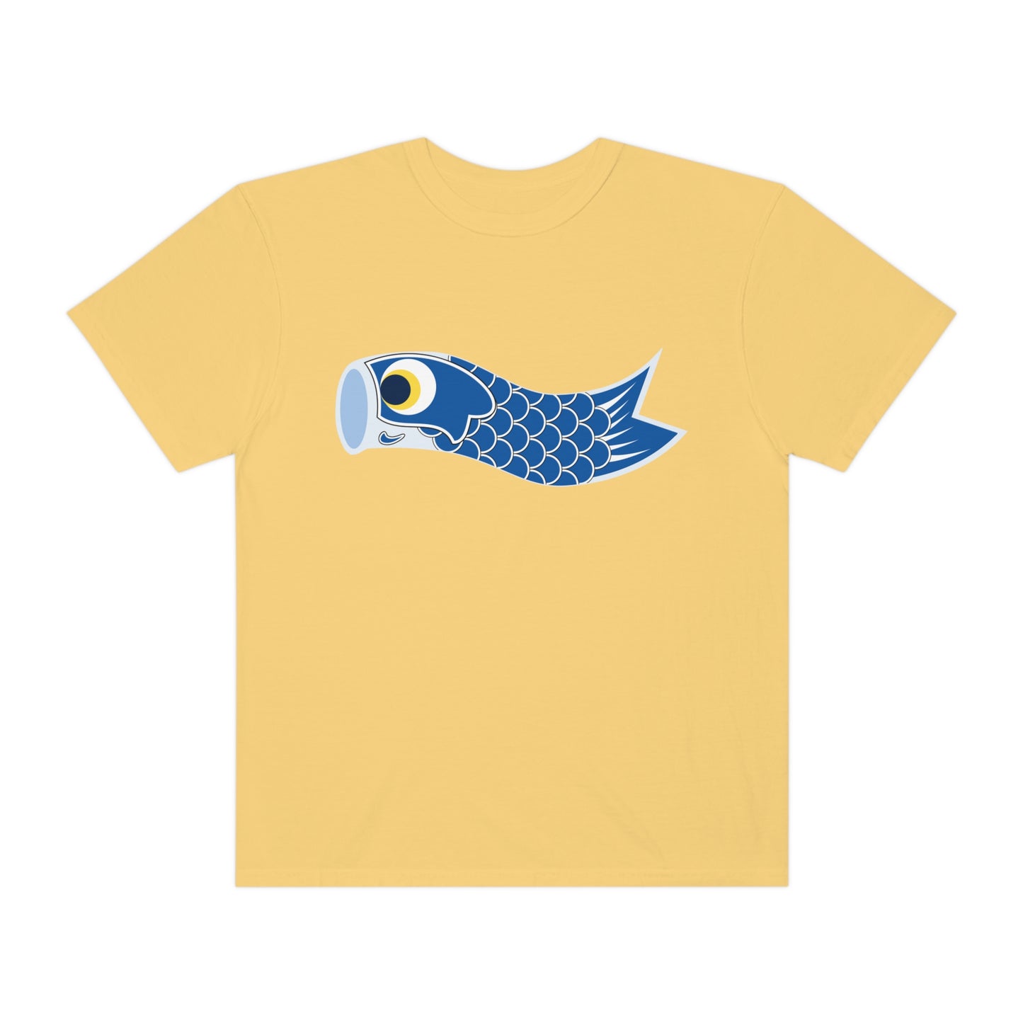 Blue Koinobori (Carp Kite) Print Shirt