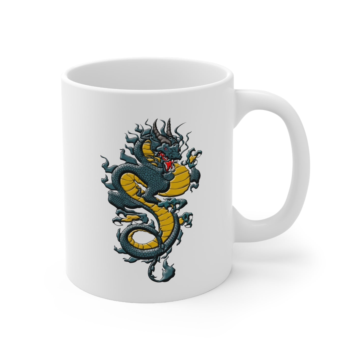 Chinese Dragon Ceramic Mug 11oz