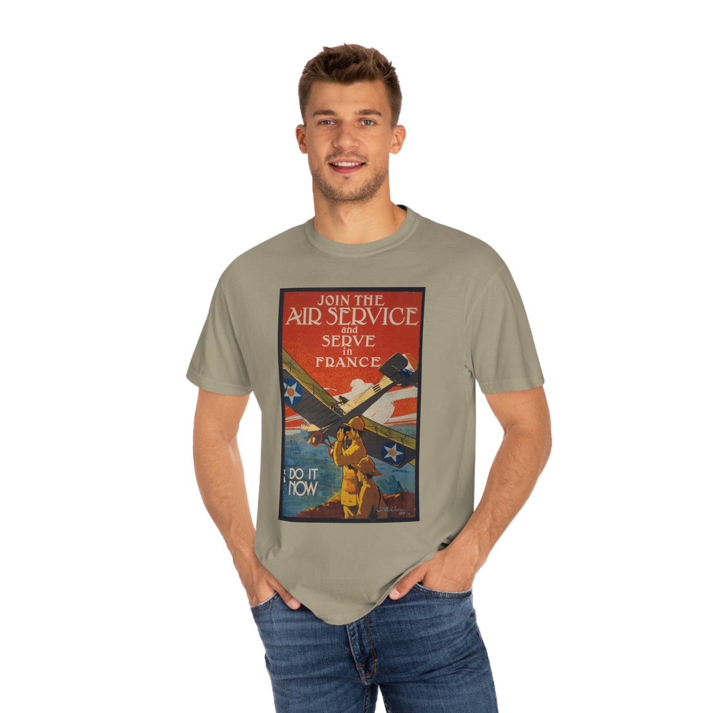 'Serve in France' Propaganda Print Shirt