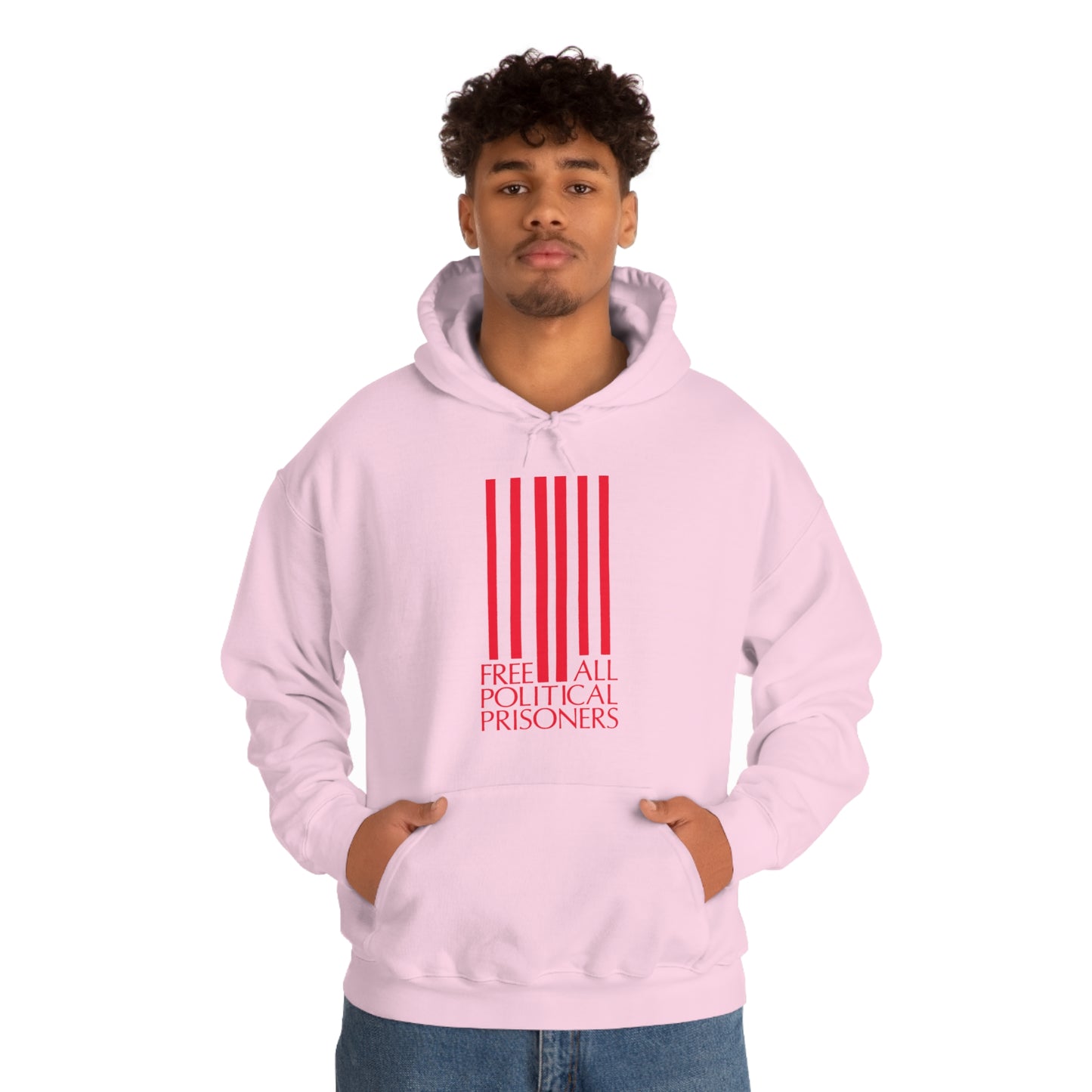 'Free All Political Prisoners' Hooded Sweatshirt