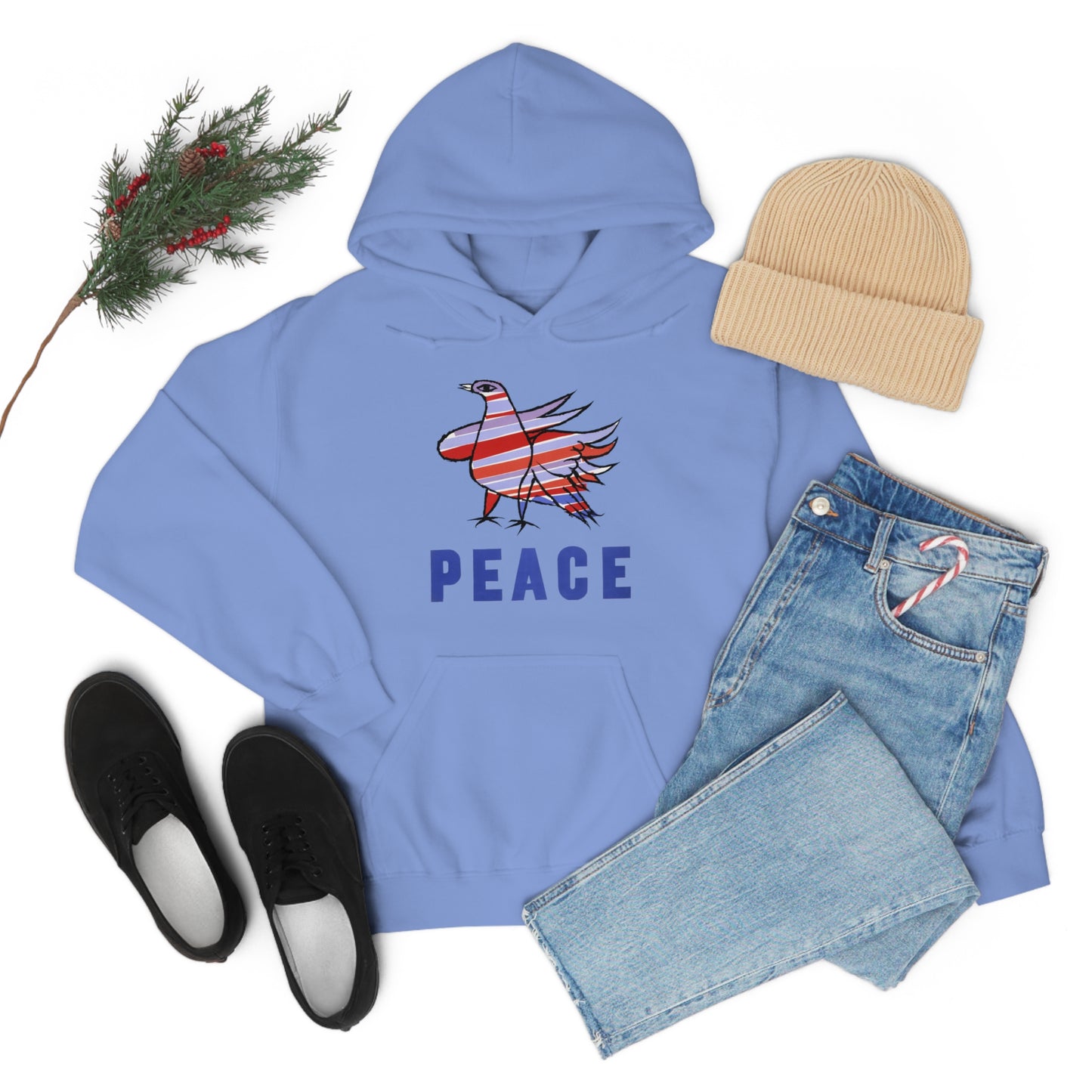 Peace Dove Hooded Sweatshirt