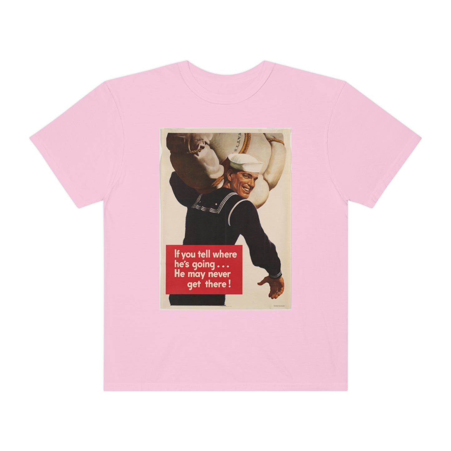 'He May Never Get There' Propaganda Print Shirt