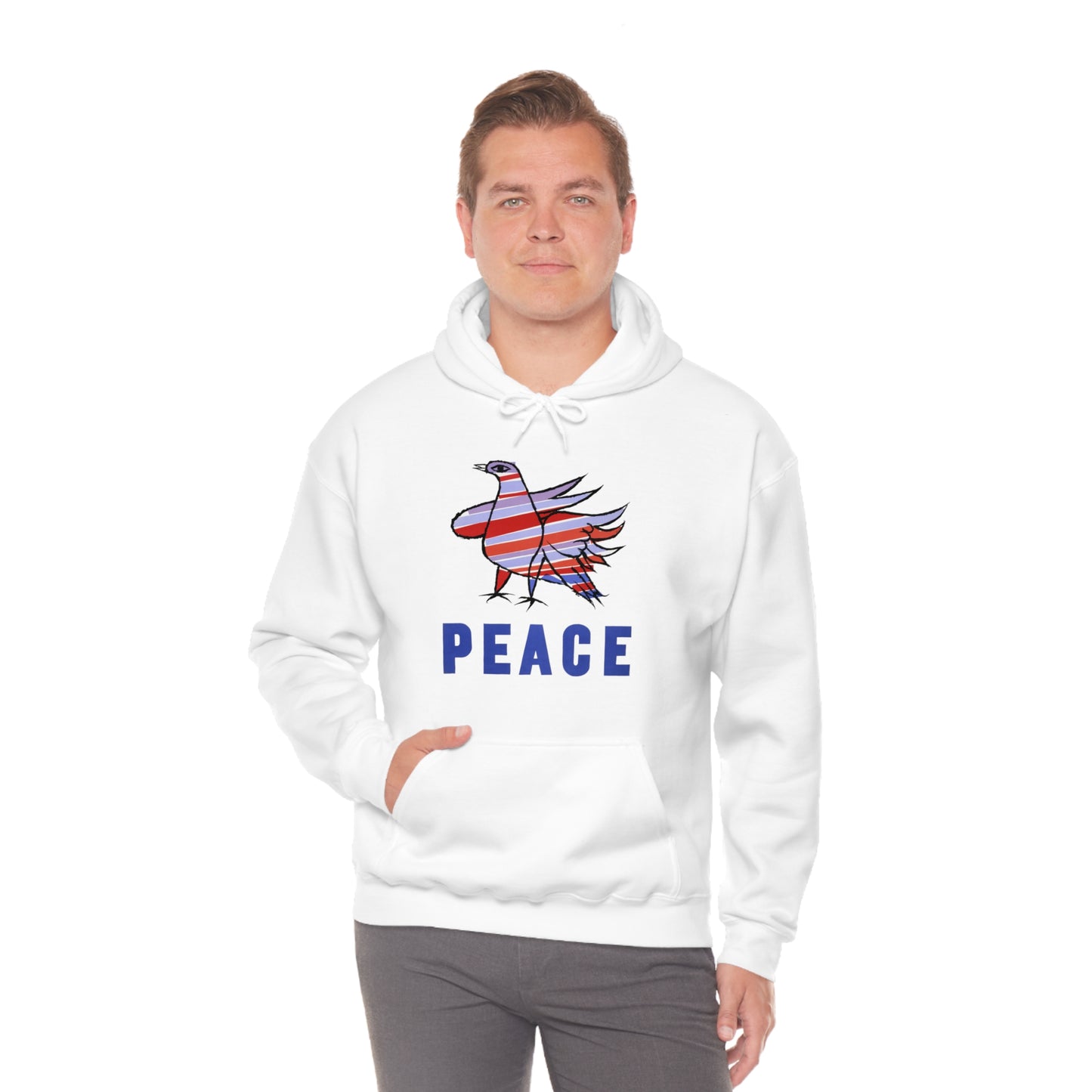 Peace Dove Hooded Sweatshirt