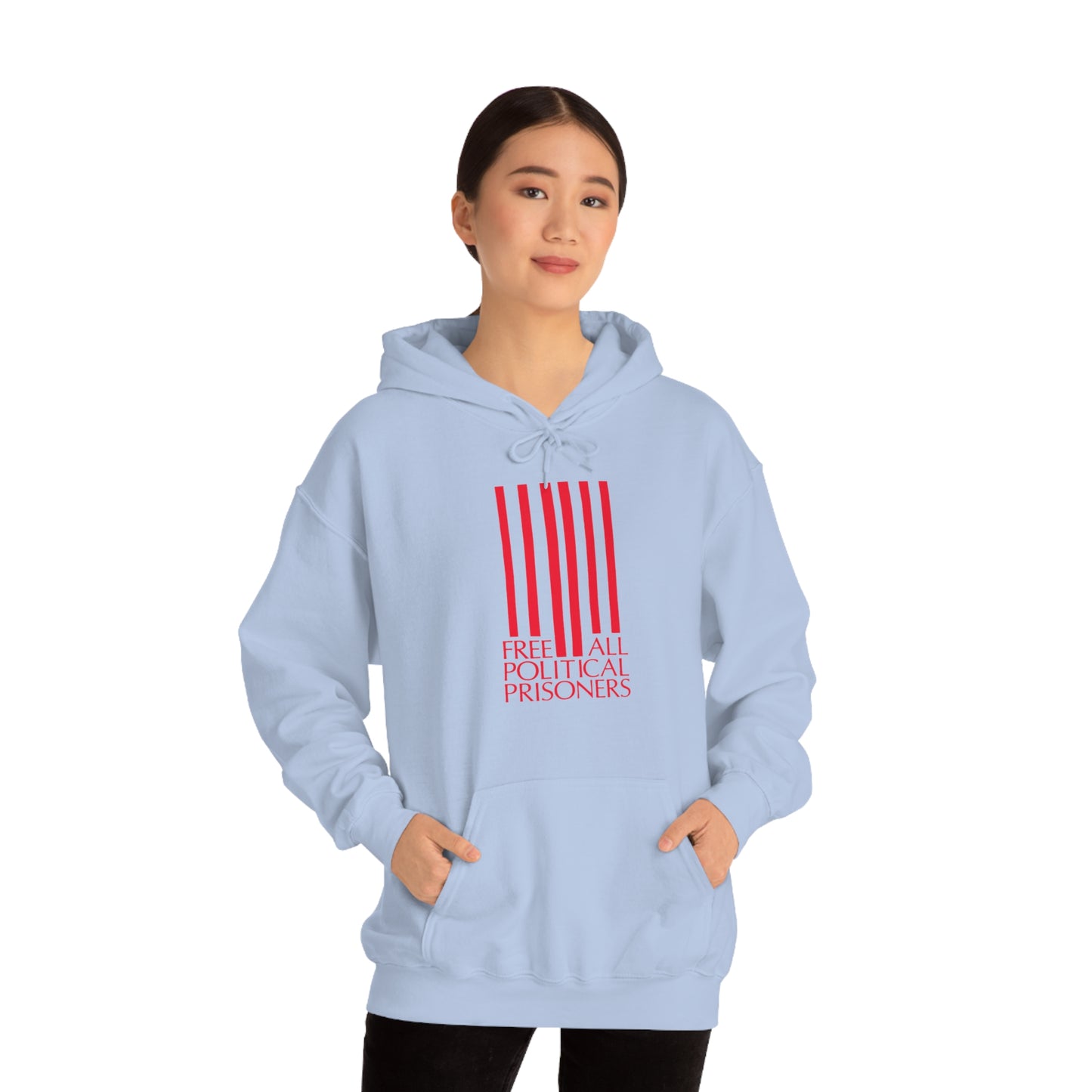 'Free All Political Prisoners' Hooded Sweatshirt