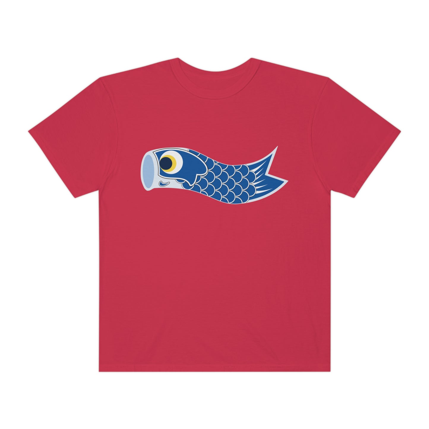 Blue Koinobori (Carp Kite) Print Shirt