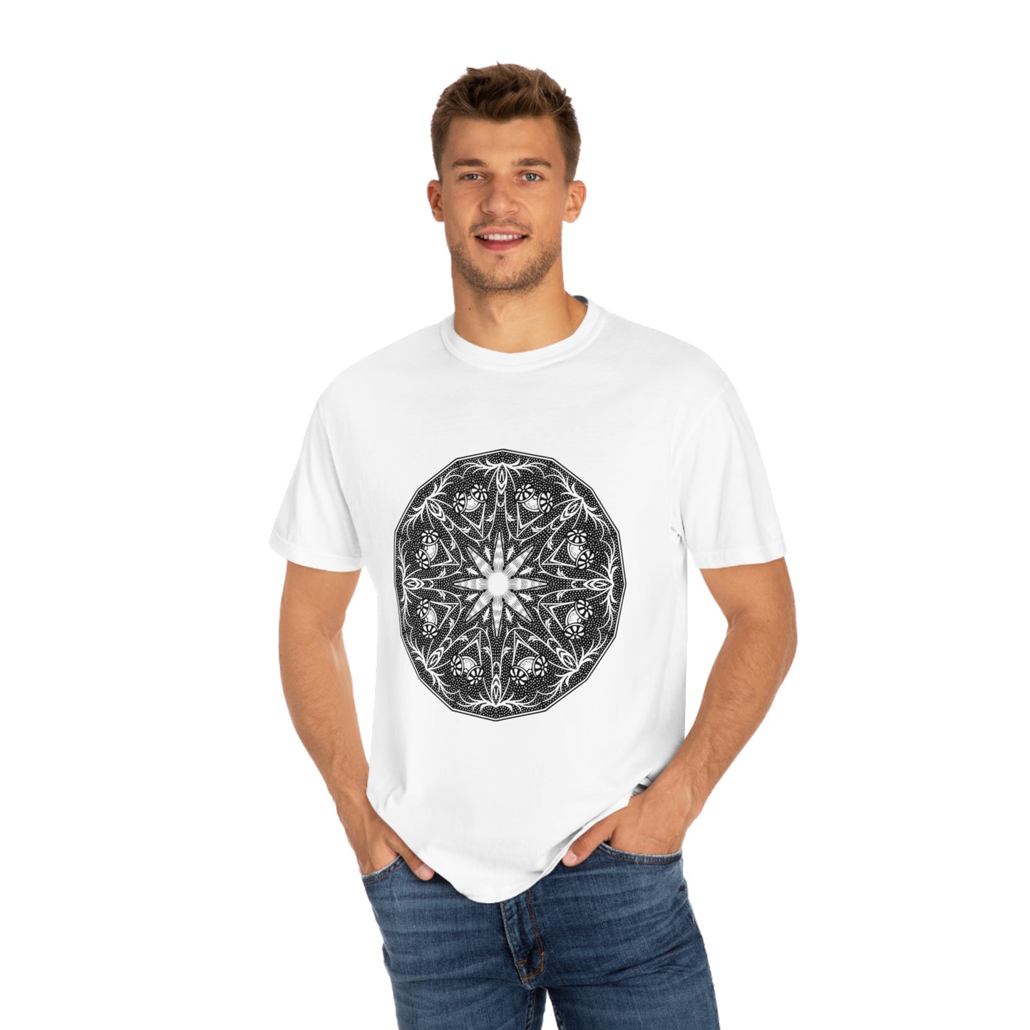 Circular Mandala Print Shirt