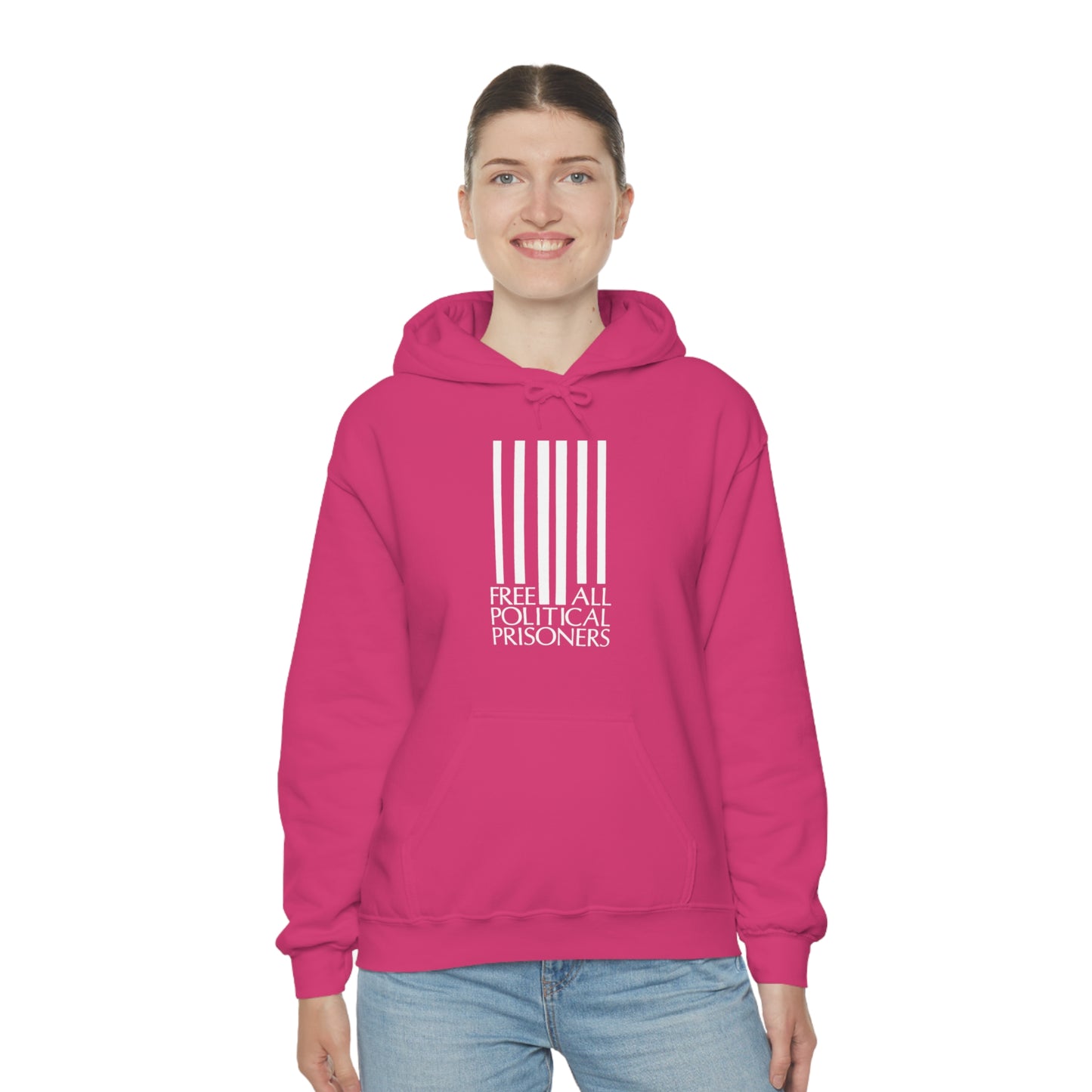 'Free All Political Prisoners' Hooded Sweatshirt