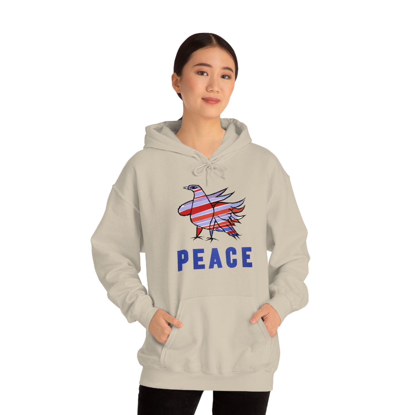 Peace Dove Hooded Sweatshirt