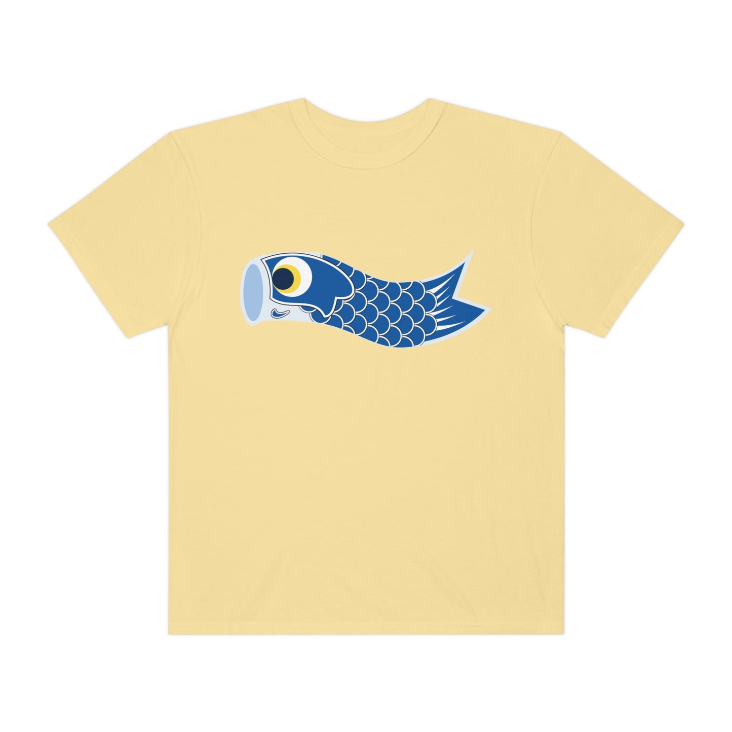 Blue Koinobori (Carp Kite) Print Shirt