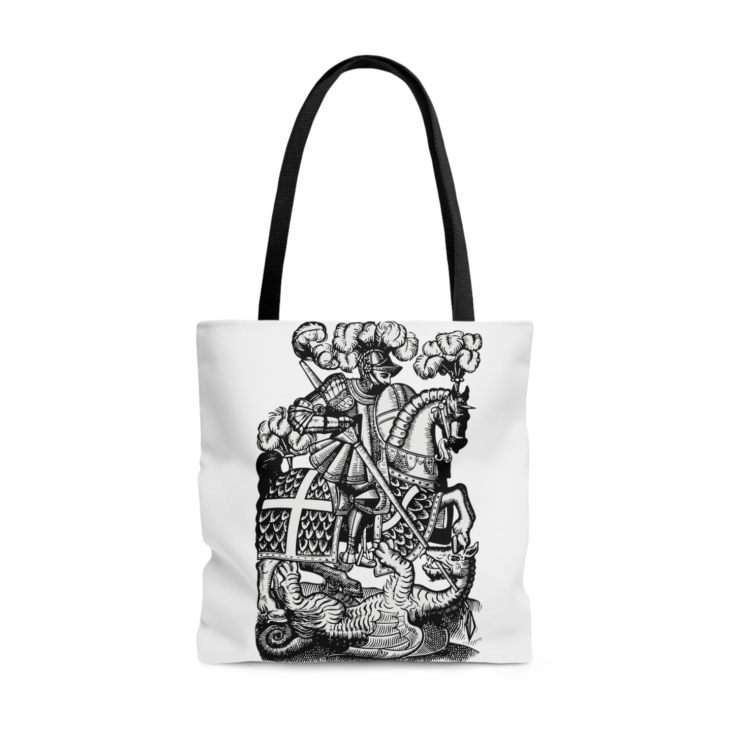 Red Cross Knight Tote Bag