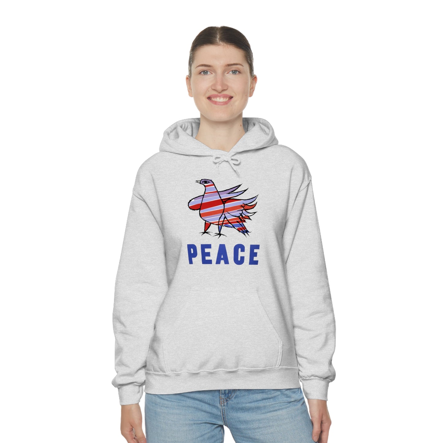 Peace Dove Hooded Sweatshirt