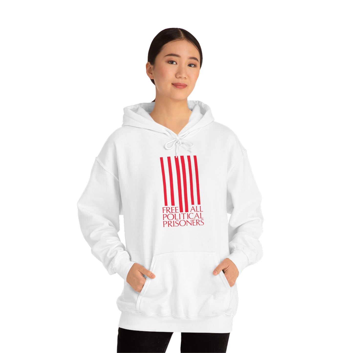 'Free All Political Prisoners' Hooded Sweatshirt