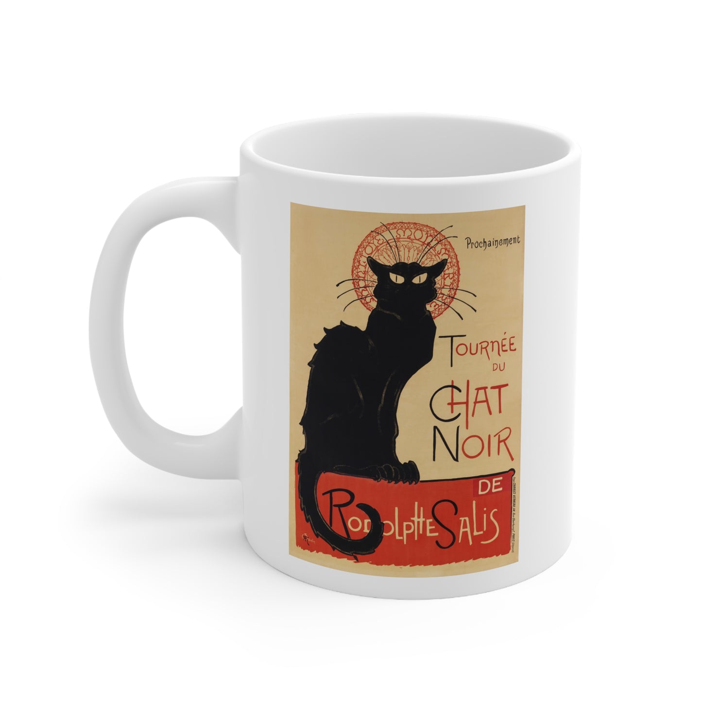 Chat Noir Ceramic Mug 11oz