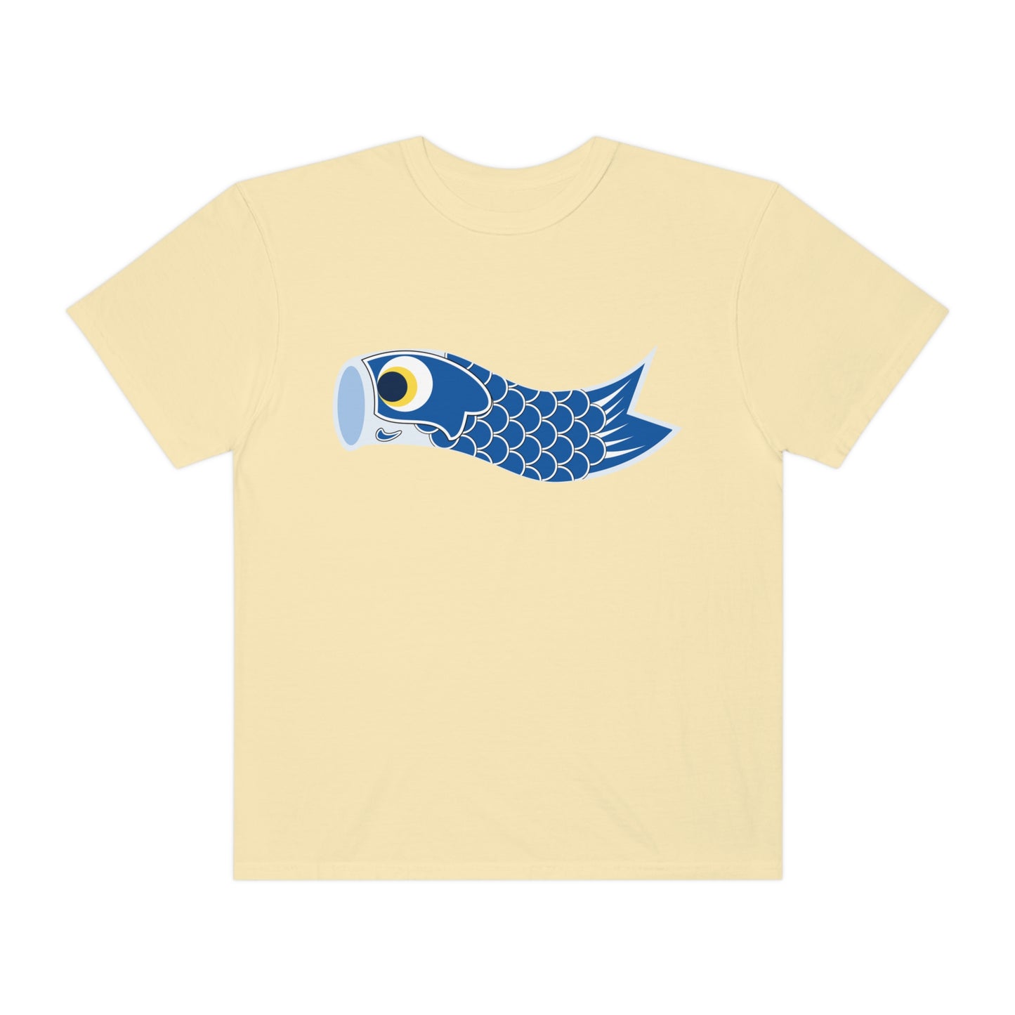 Blue Koinobori (Carp Kite) Print Shirt