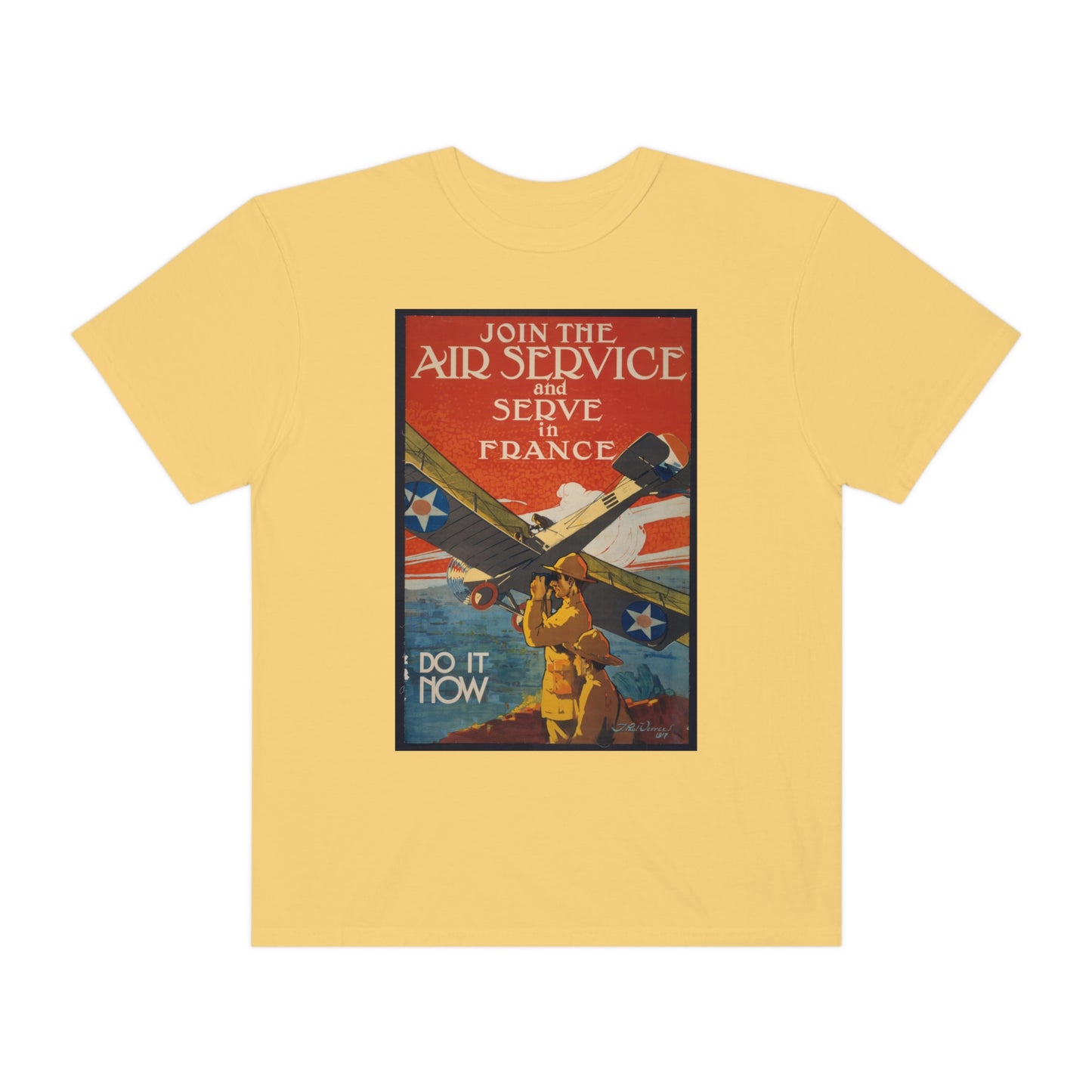 'Serve in France' Propaganda Print Shirt