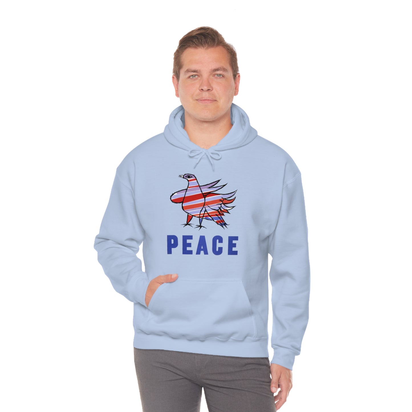 Peace Dove Hooded Sweatshirt