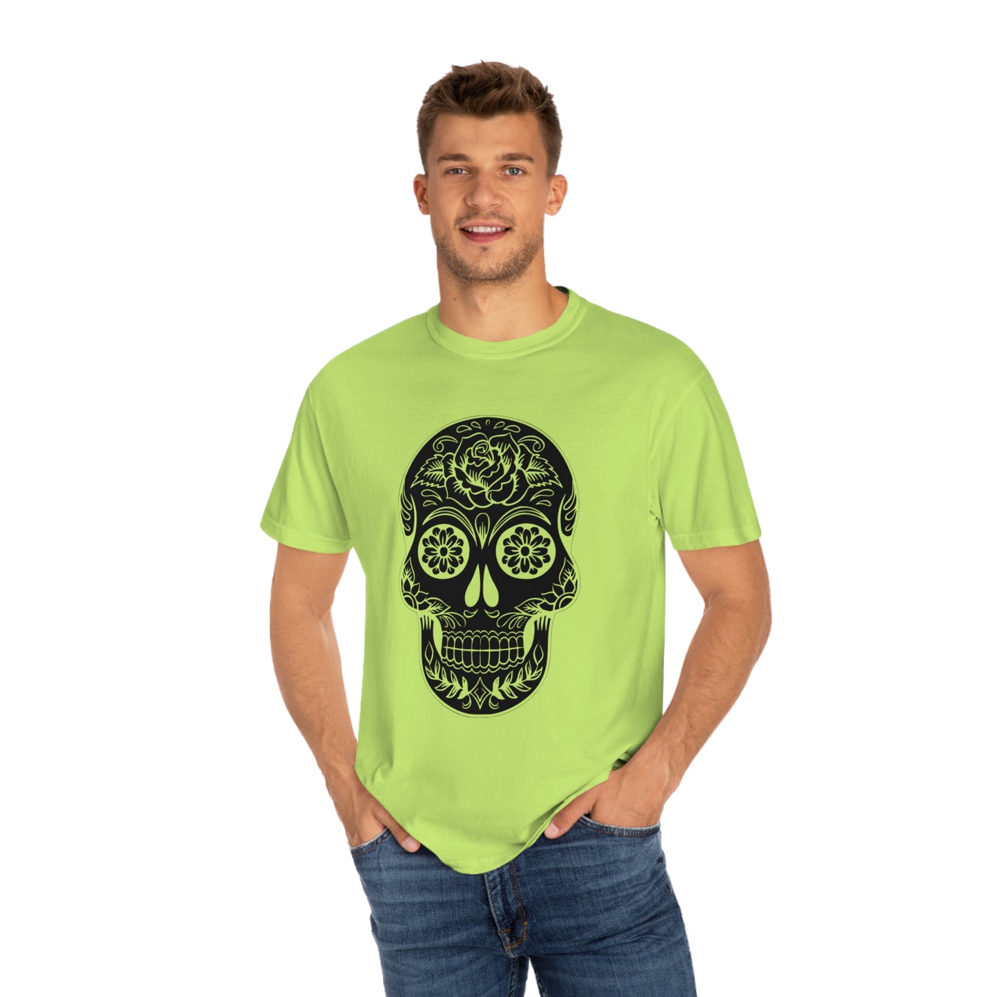 Day of the Dead Skull Print Shirt