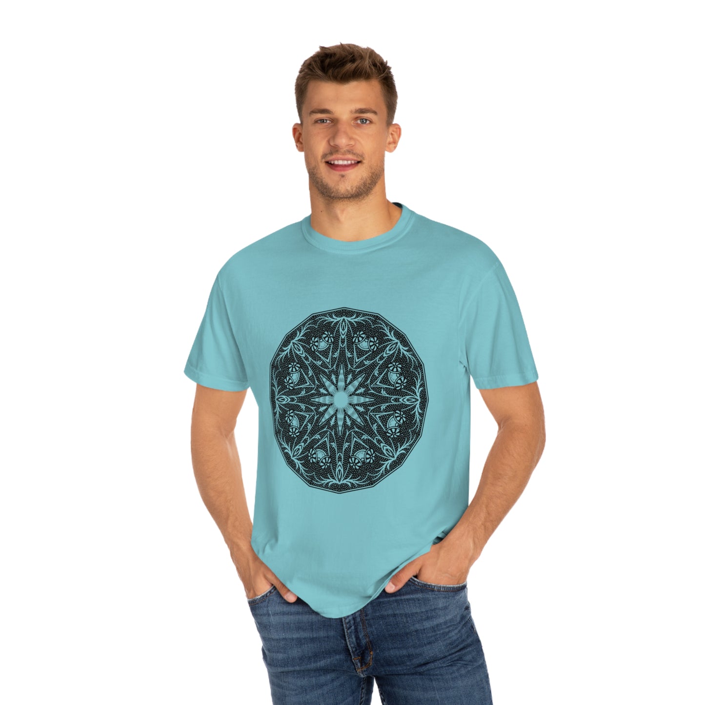 Circular Mandala Print Shirt