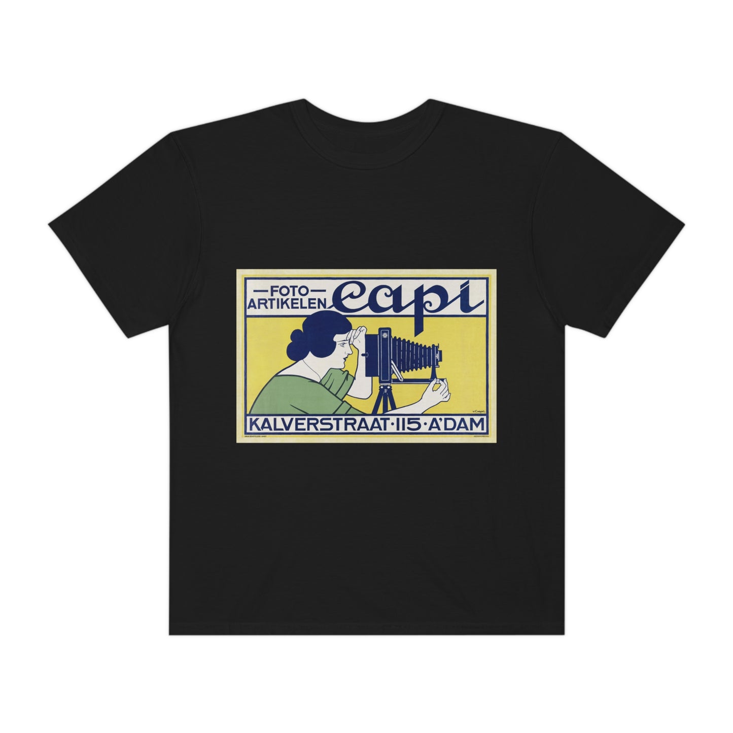 Retro art deco photographer T-shirt