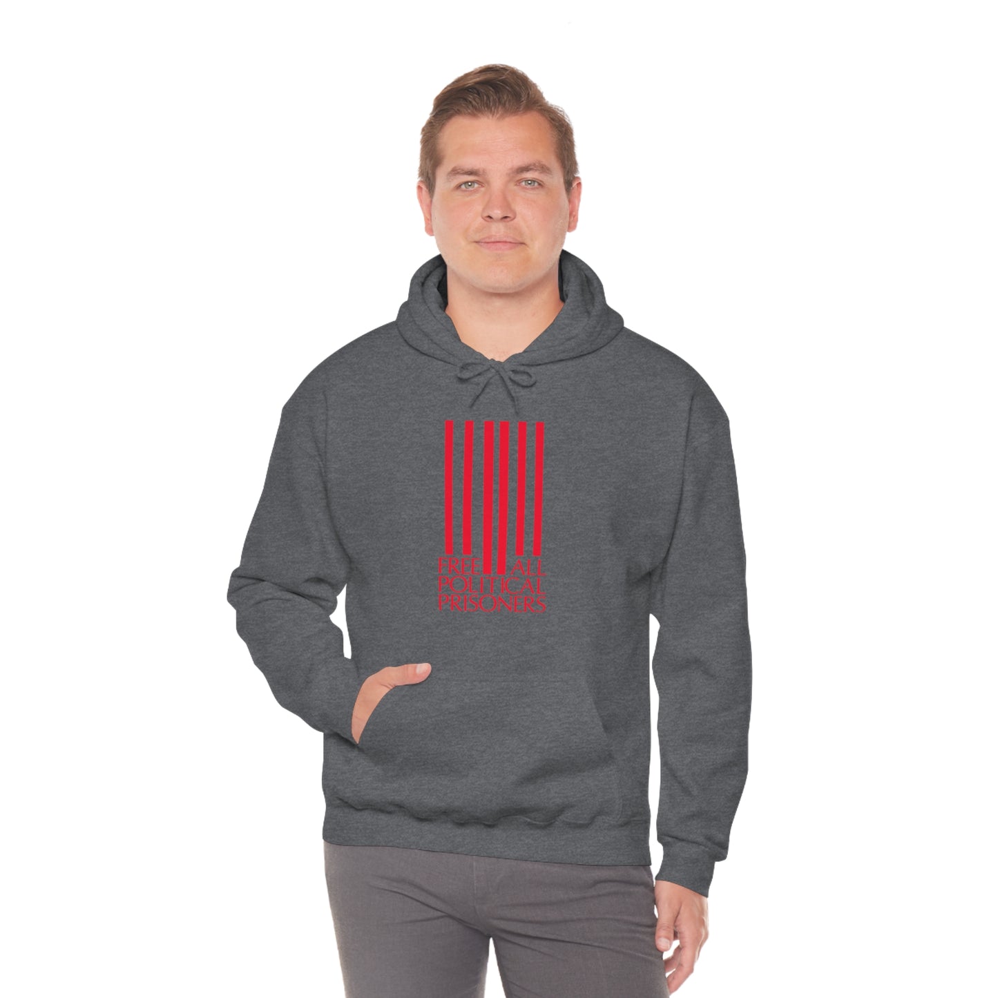 'Free All Political Prisoners' Hooded Sweatshirt