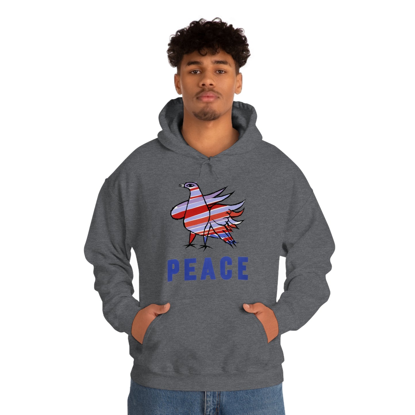 Peace Dove Hooded Sweatshirt