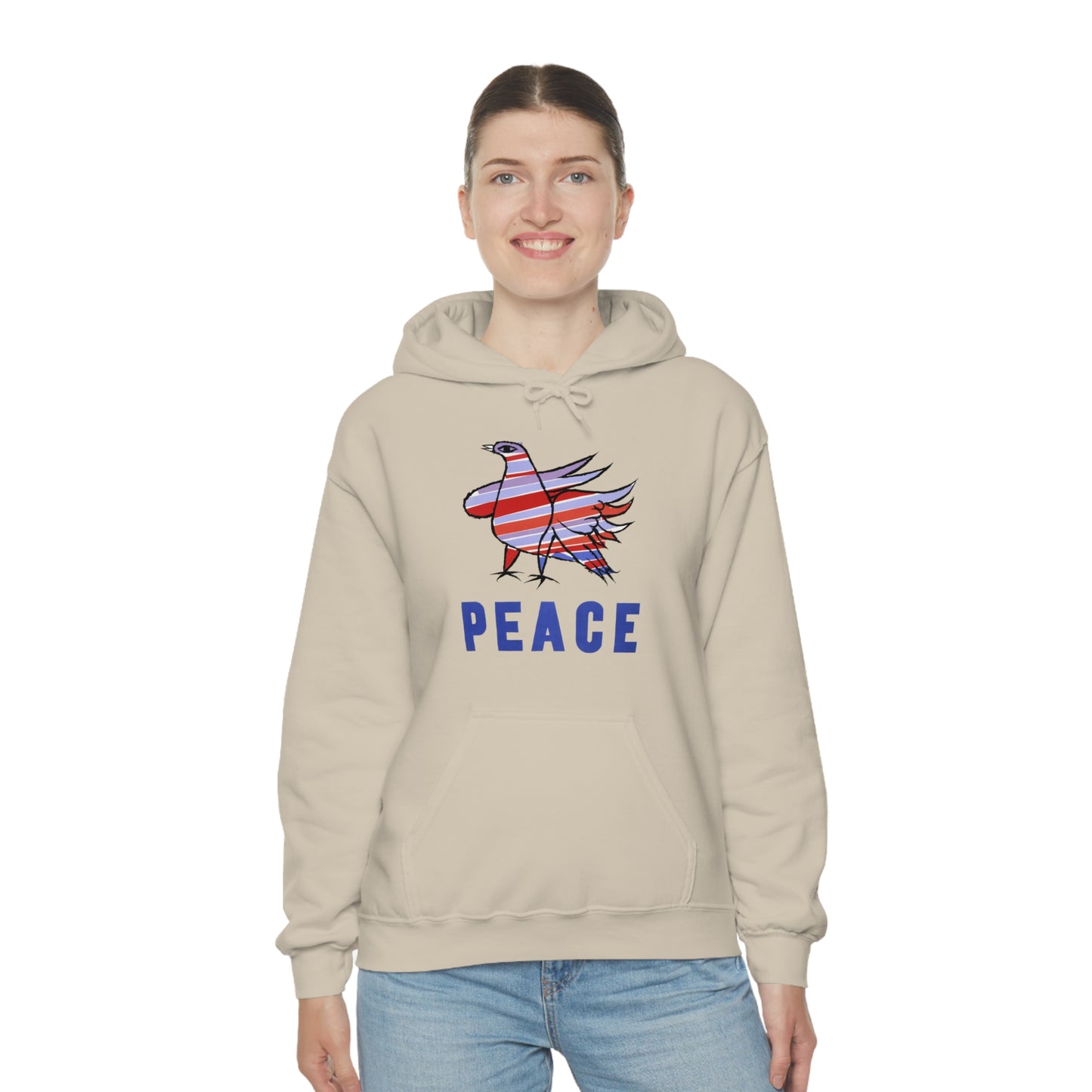 Peace Dove Hooded Sweatshirt