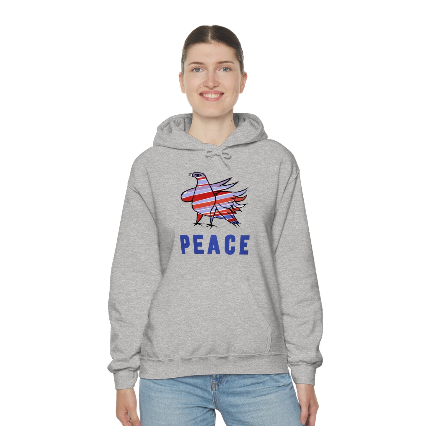 Peace Dove Hooded Sweatshirt