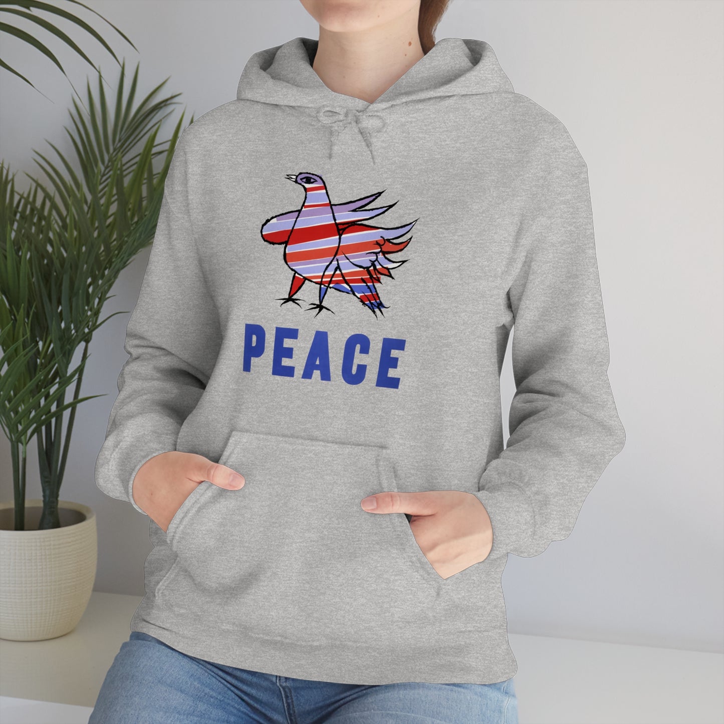 Peace Dove Hooded Sweatshirt