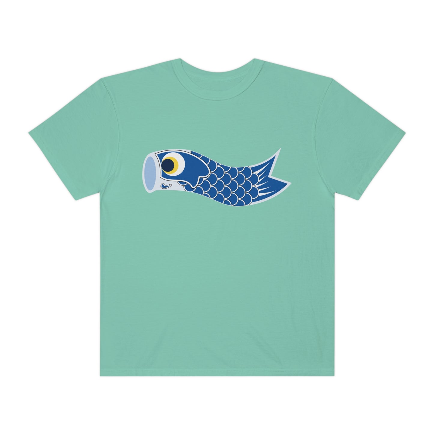 Blue Koinobori (Carp Kite) Print Shirt