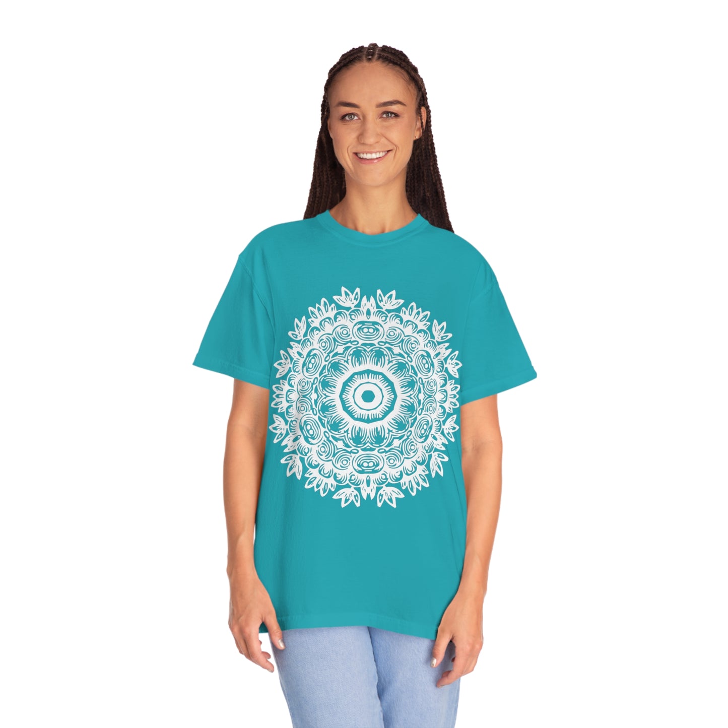 Flower Mandala Print Shirt