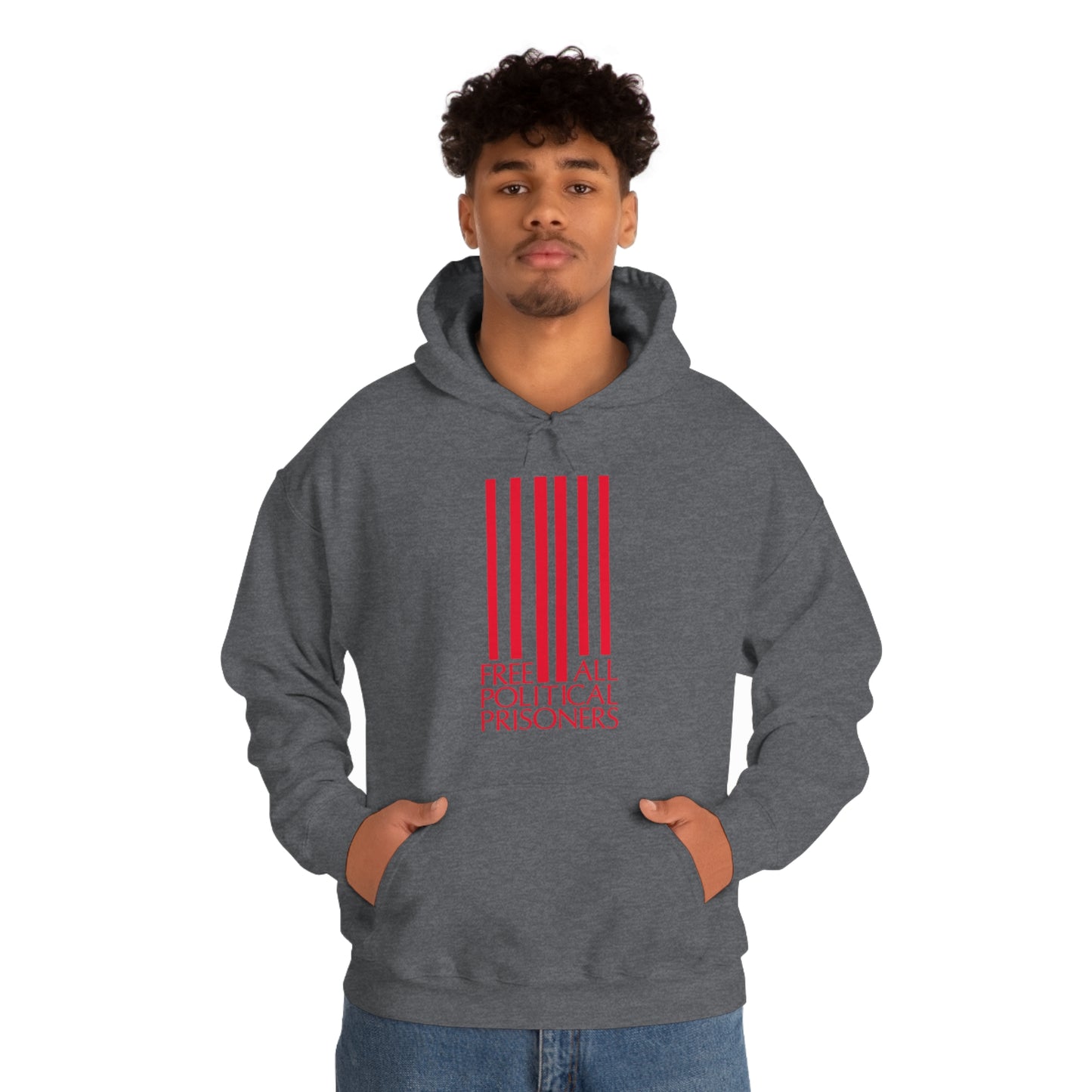 'Free All Political Prisoners' Hooded Sweatshirt