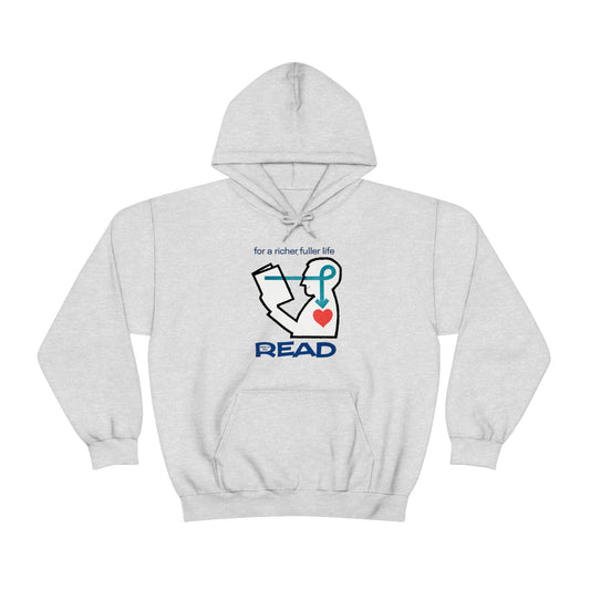 'For a Fuller Life, Read' Hooded Sweatshirt