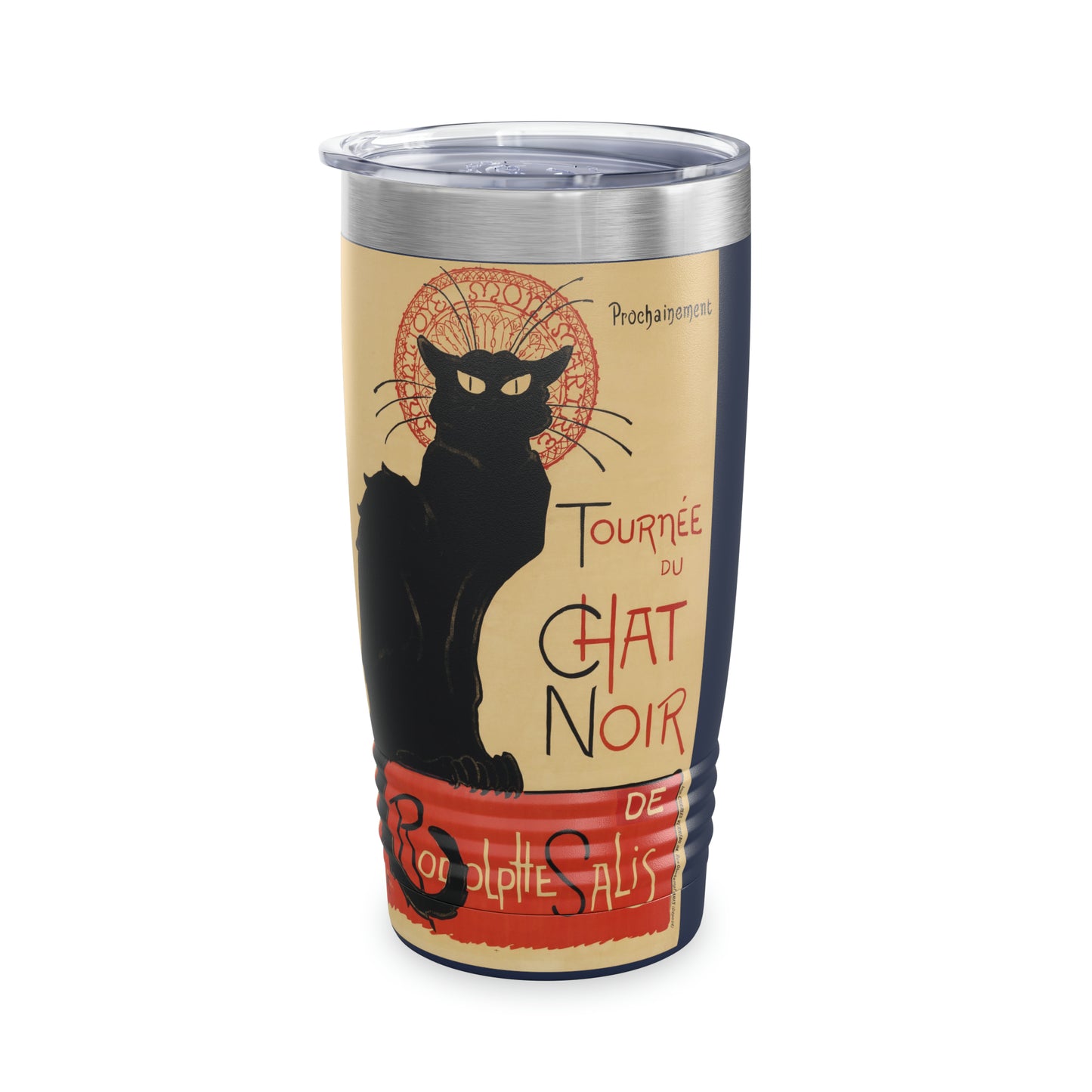 Vintage Chat Noir Ringneck Tumbler, 20oz