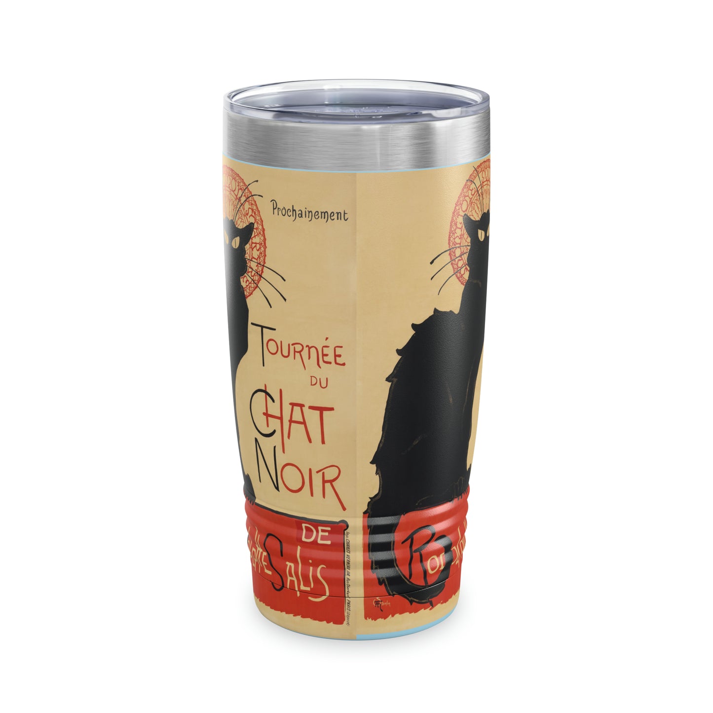 Vintage Chat Noir Ringneck Tumbler, 20oz