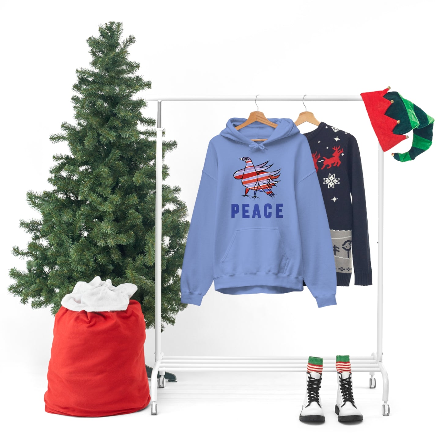 Peace Dove Hooded Sweatshirt