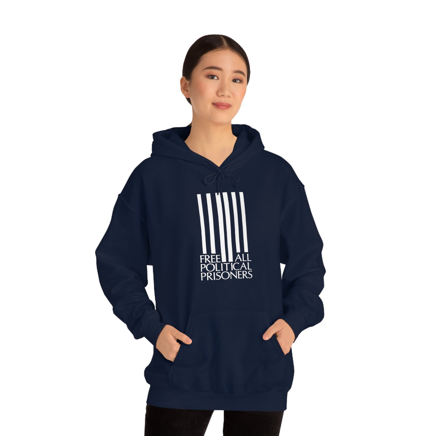 'Free All Political Prisoners' Hooded Sweatshirt