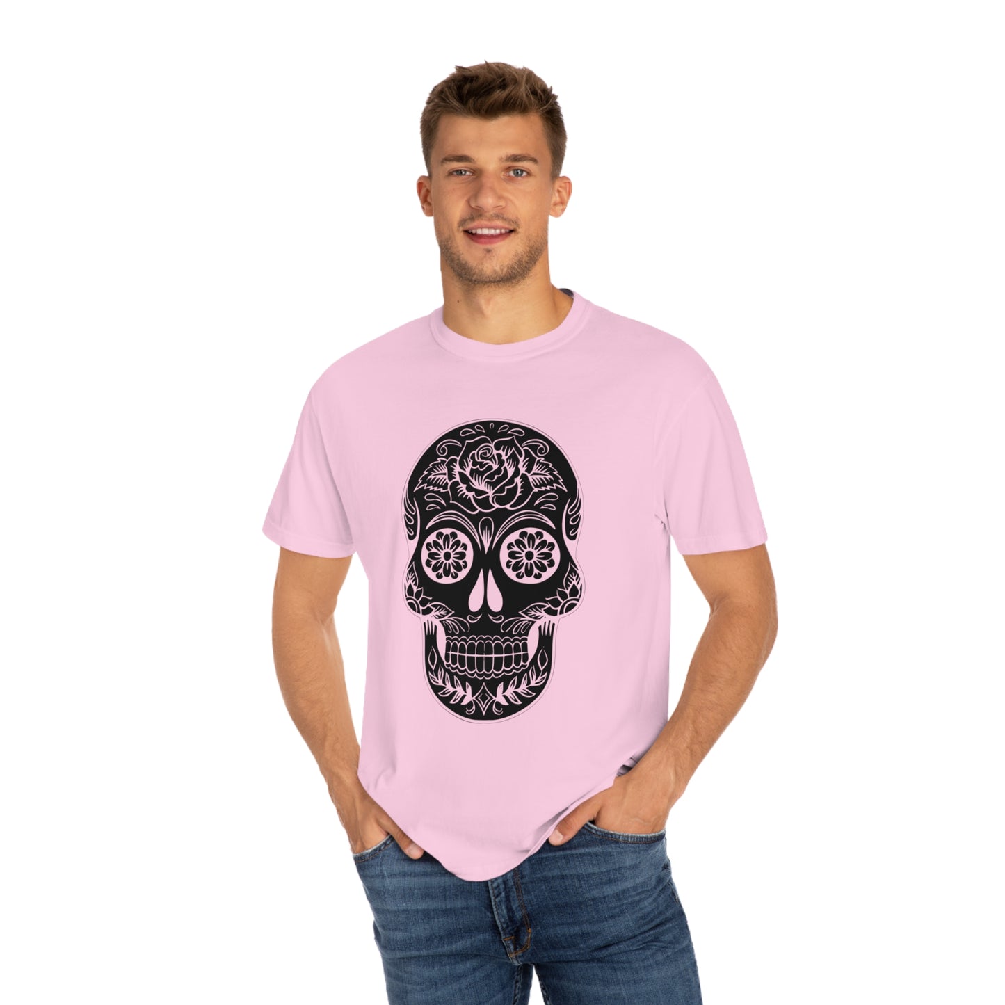 Day of the Dead Skull Print Shirt