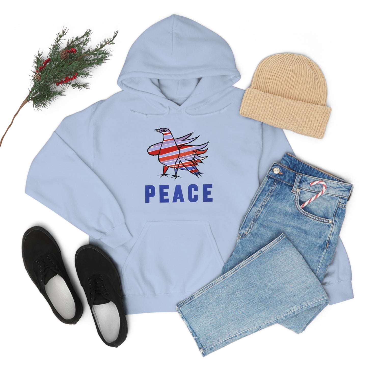 Peace Dove Hooded Sweatshirt