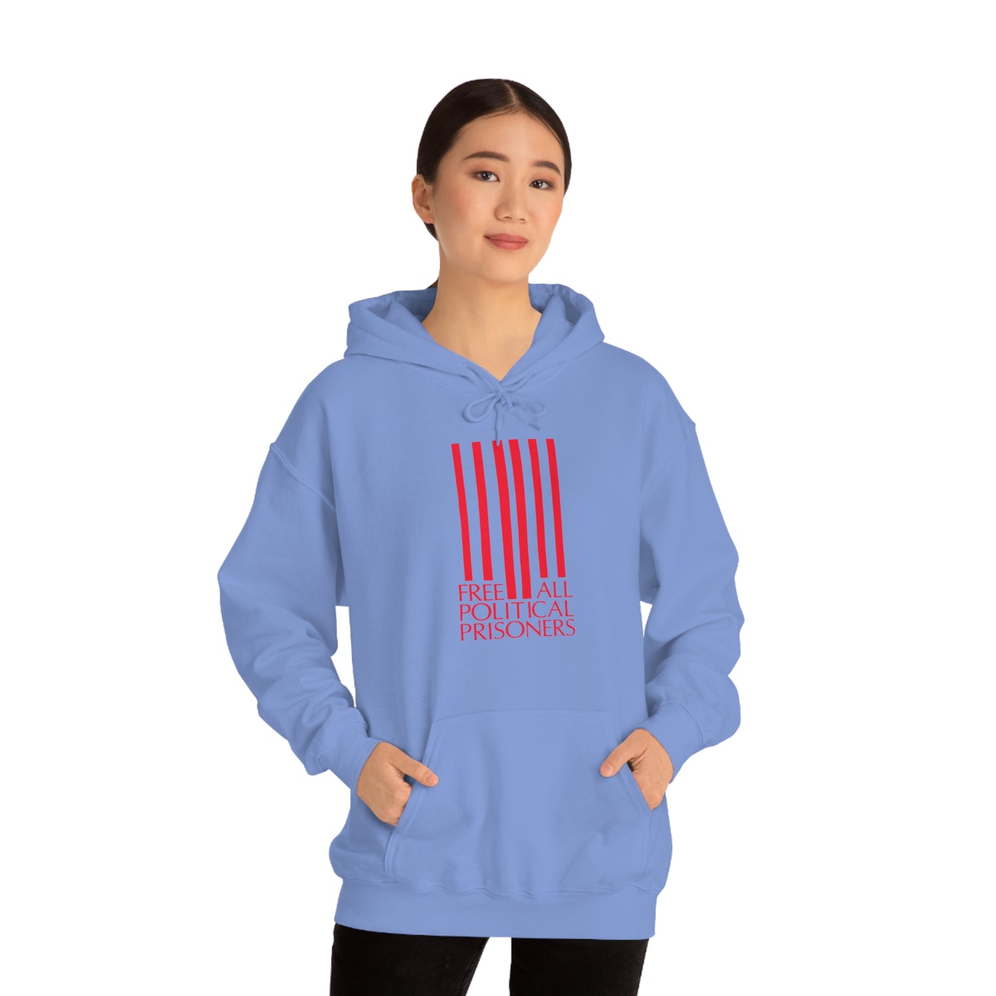 'Free All Political Prisoners' Hooded Sweatshirt