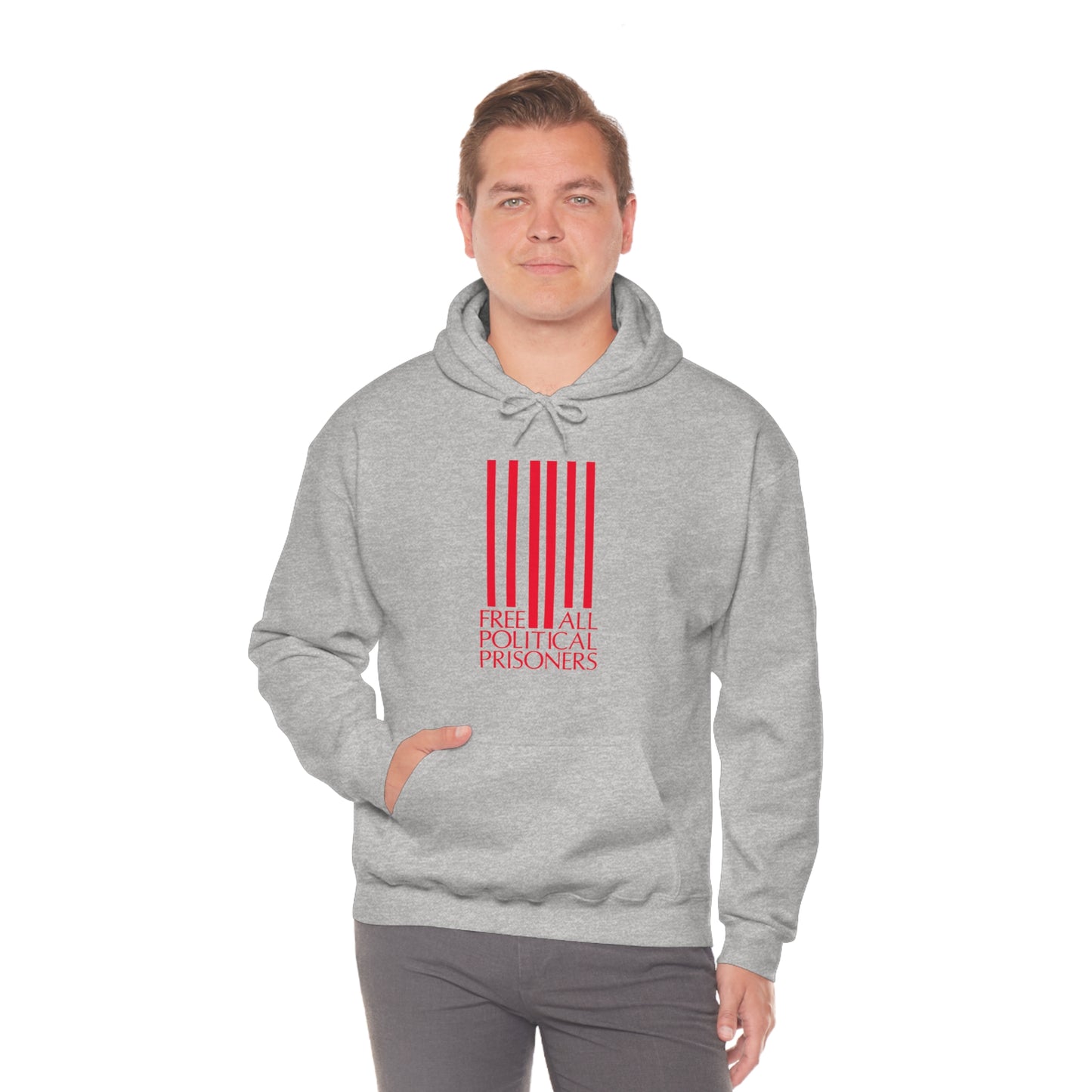 'Free All Political Prisoners' Hooded Sweatshirt