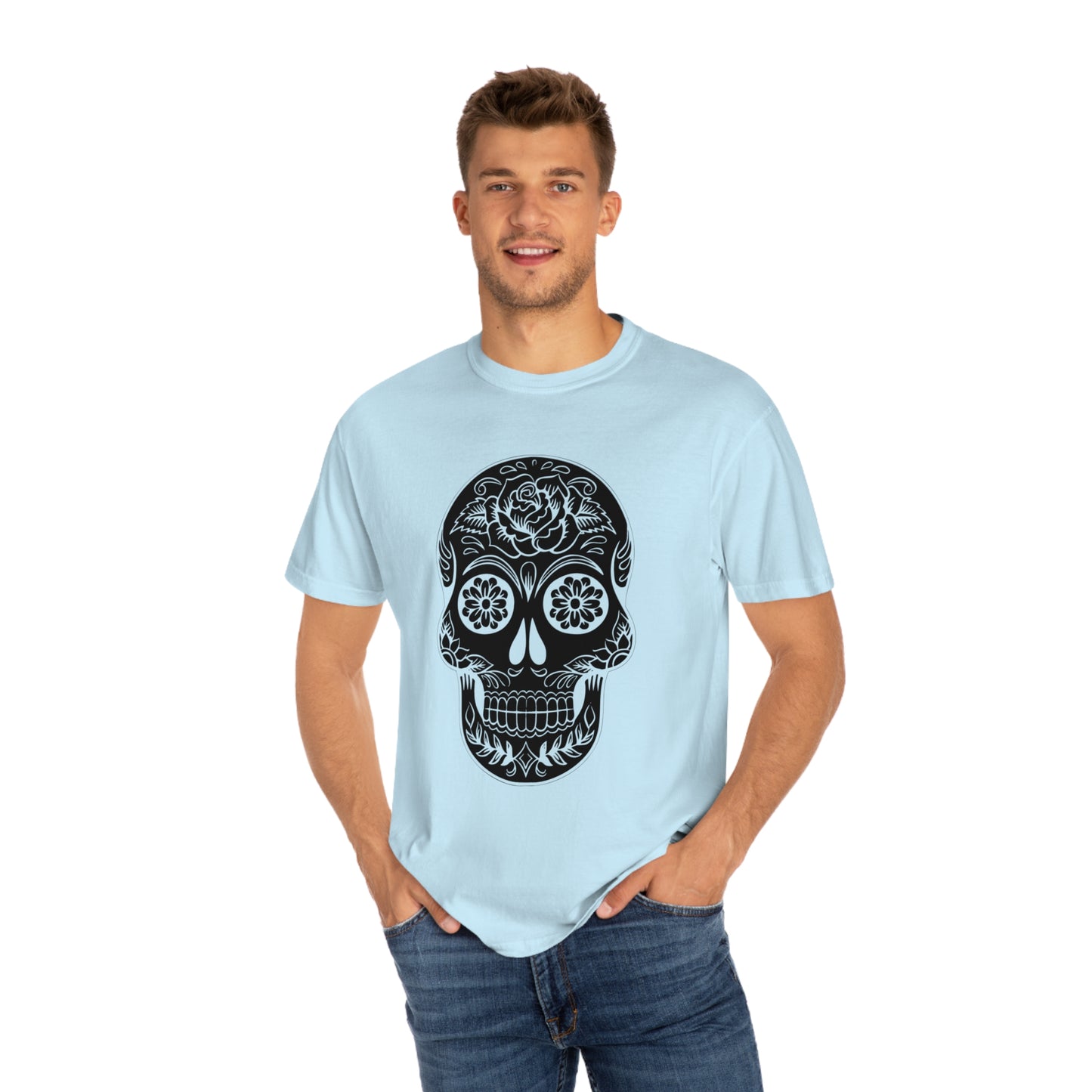 Day of the Dead Skull Print Shirt