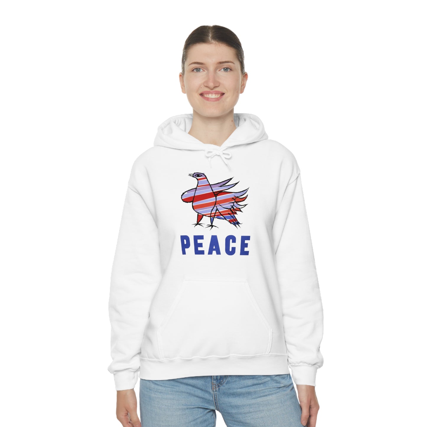 Peace Dove Hooded Sweatshirt