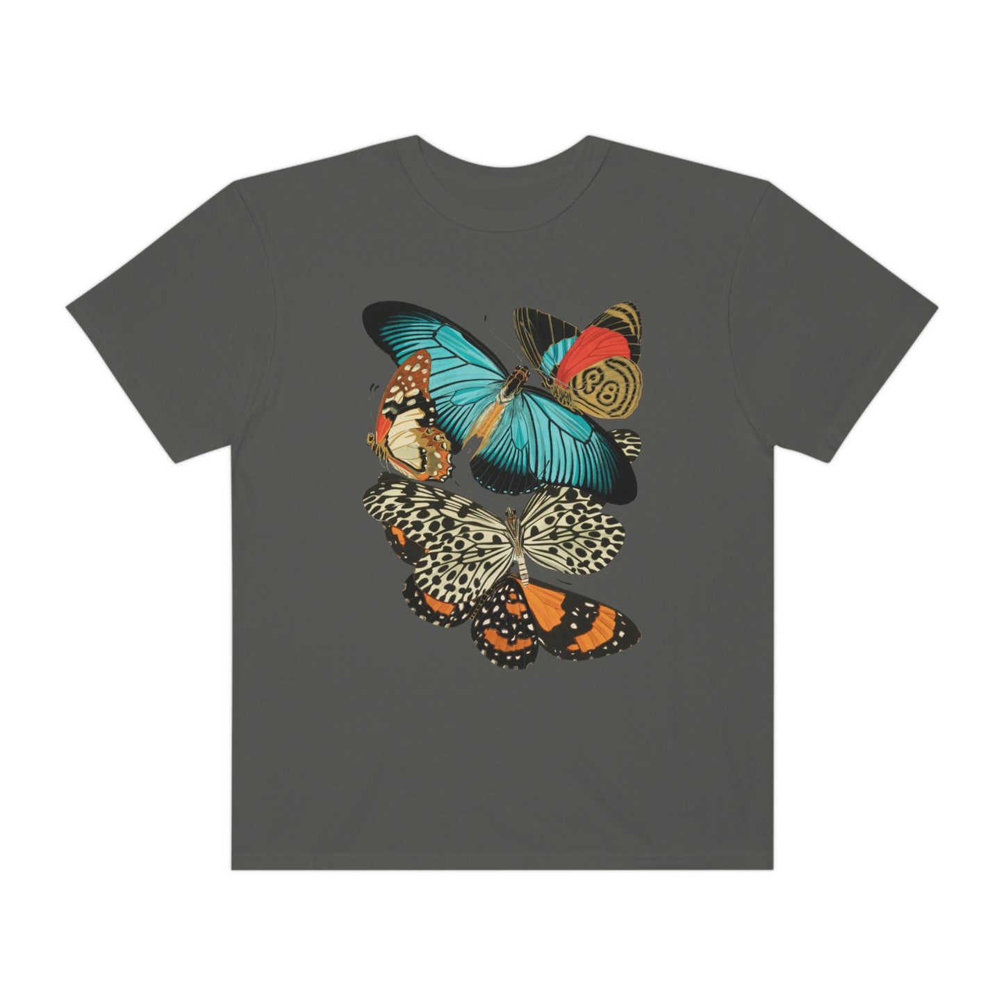 Art Deco Butterfly Print Shirt