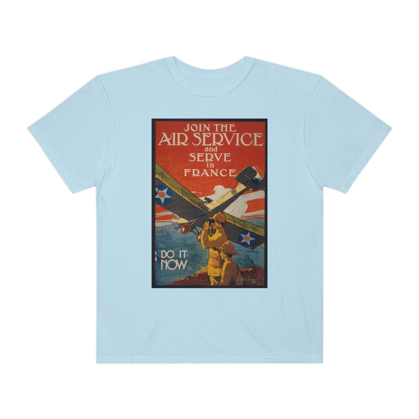 'Serve in France' Propaganda Print Shirt