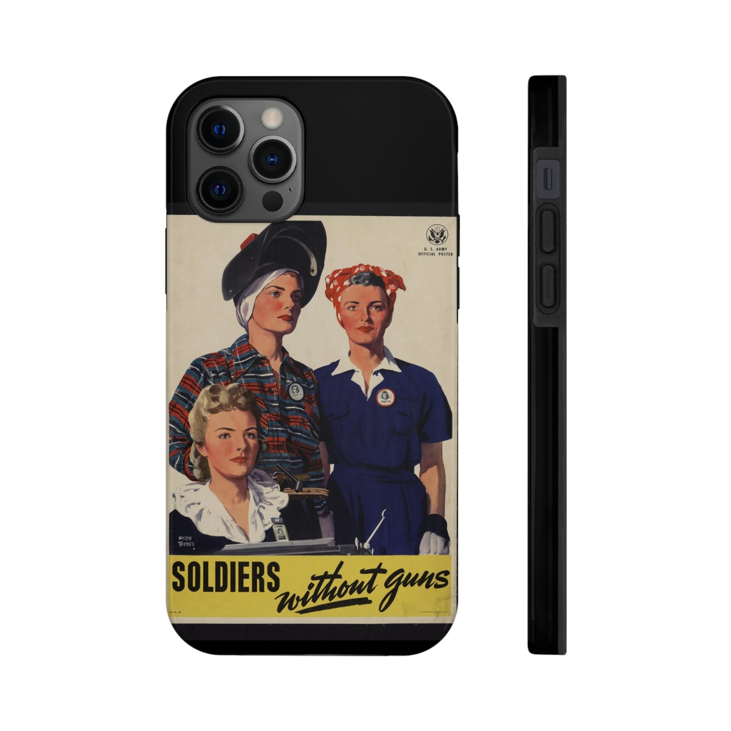 Vintage 'Soldiers Without Guns' Tough Phone Cases