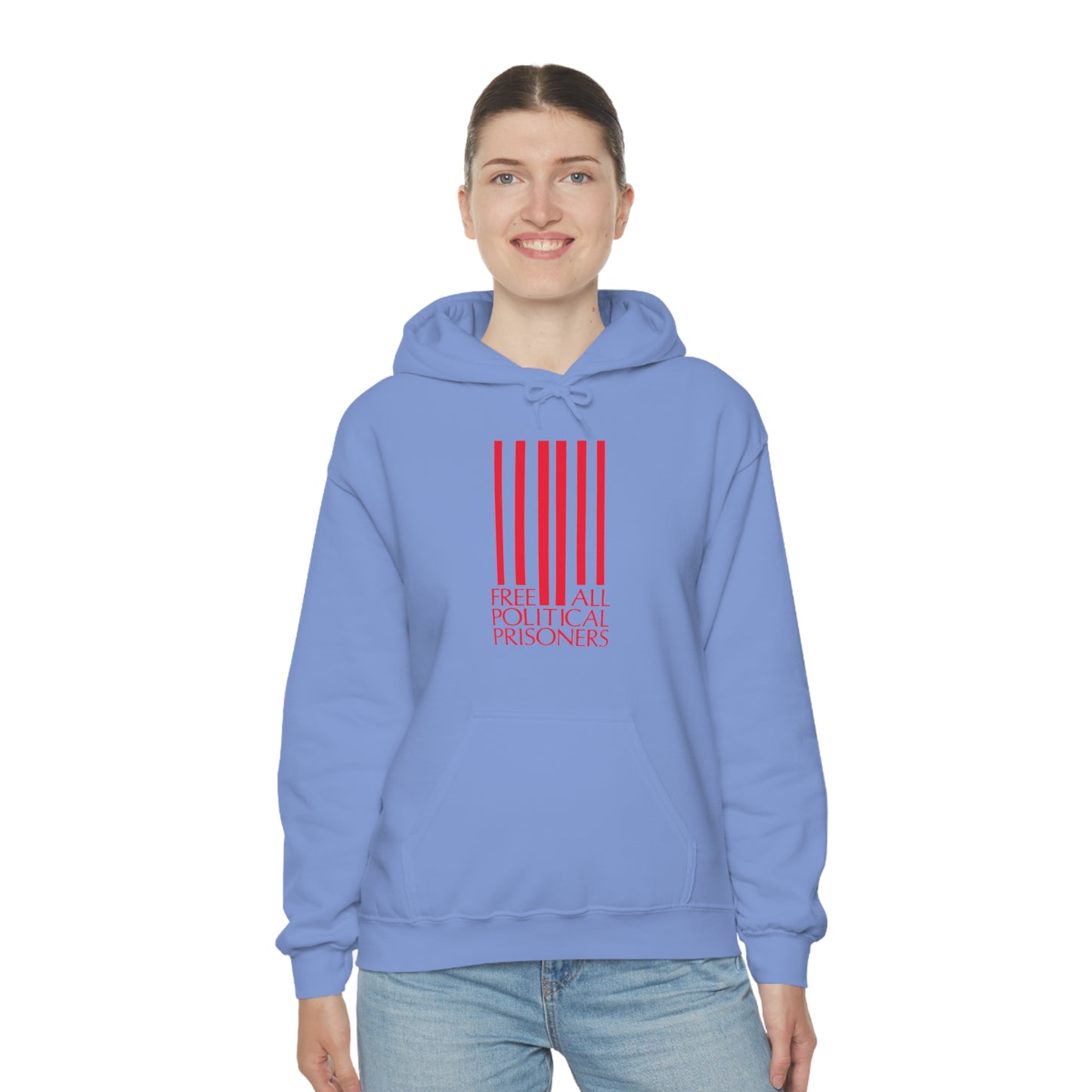 'Free All Political Prisoners' Hooded Sweatshirt