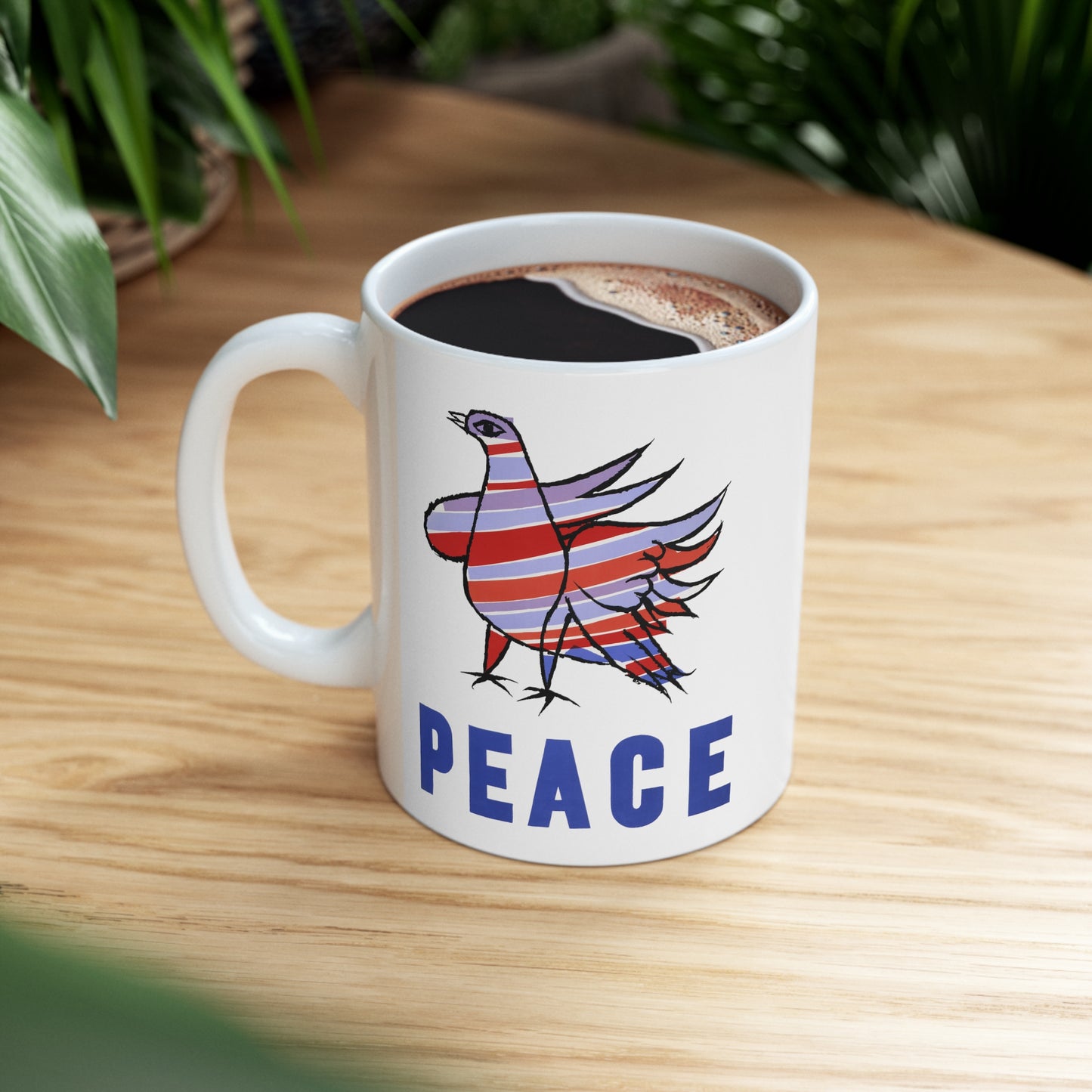 Peace Dove Ceramic Mug 11oz